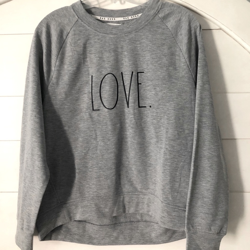 Rae Dunn Love Valentines sweatshirt